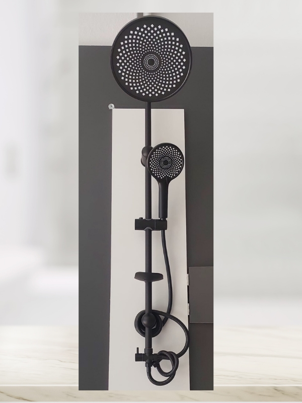 Harmonica Robot Duş Seti Siyah