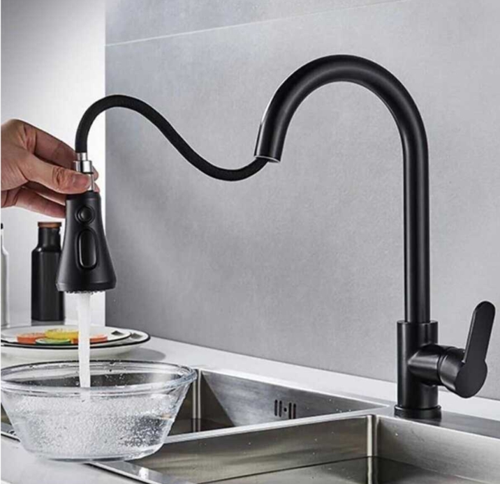 Spiralli Mutfak  Evye Bataryası Siyah