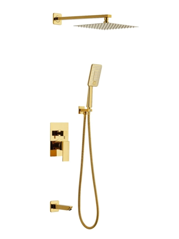 Gold Ankastre Banyo Batarya Seti