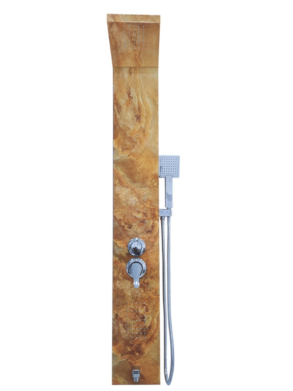 304 Paslanmaz Çelik Panel Duş Set Kare Honey