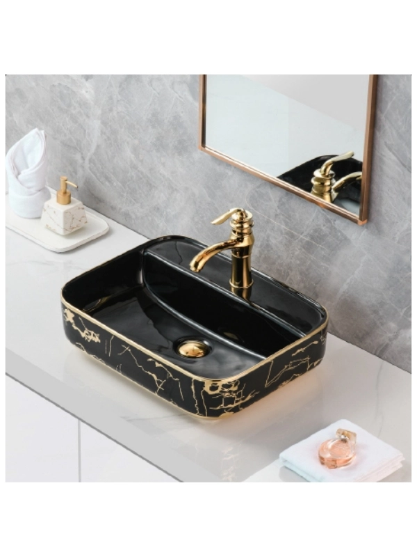 Seramik Çanak Lavabo 50x40x14 cm Batarya Delikli