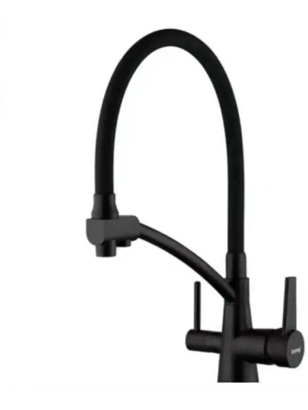 Arıtmalı Çıkarılabilir Borulu Mutfak Bataryası Siyah