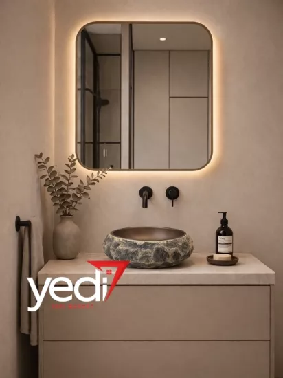 Tezgah Üstü Seramik Çanak Lavabo Banyo Lavabosu