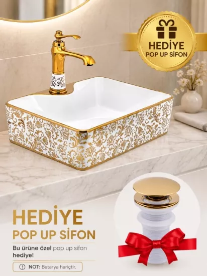 Tezgah Üstü Seramik Çanak Lavabo