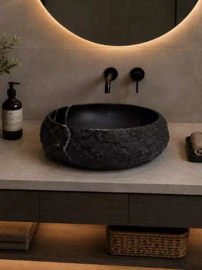 Tezgah Üstü Seramik Çanak Lavabo Banyo Lavabosu