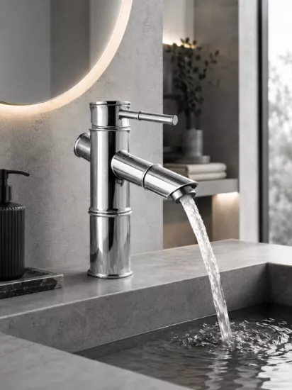 Bambu Tasarım  Lavabo Bataryası Banyo Bataryası