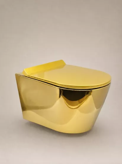 Gold Asma Klozet  | Duvara Monte Klozet