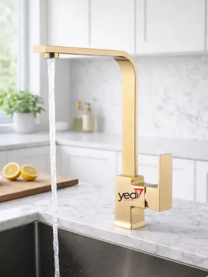 Mutfak Bataryası Kare Krom