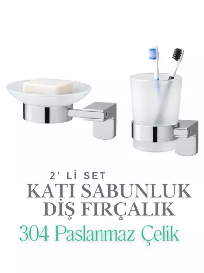 304 Paslanmaz Çelik Banyo Aksesuar Seti