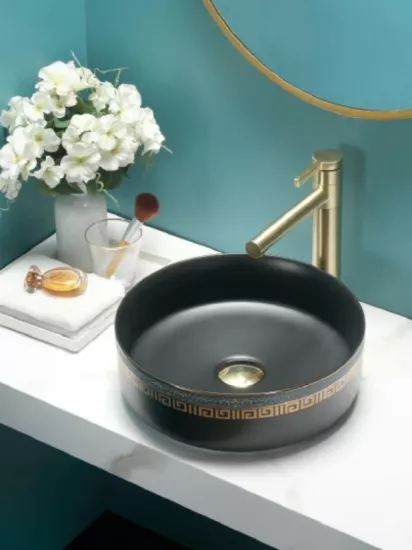 Tezgah Üstü Seramik Çanak Lavabo Banyo Lavabosu