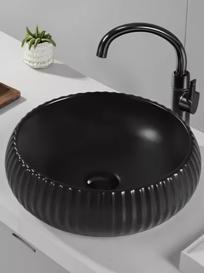 Tezgah Üstü Seramik Çanak Lavabo Banyo Lavabosu