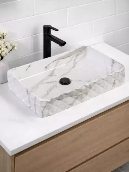 Tezgah Üstü Seramik Çanak Lavabo Banyo Lavabosu