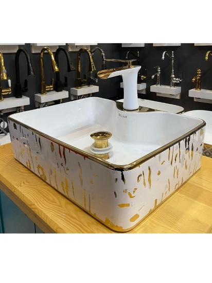Beyaz Gold Çanak Lavabo 48x37 cm | Seramik