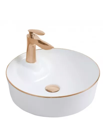 Tezgah Üstü Seramik Çanak Lavabo Banyo Lavabosu