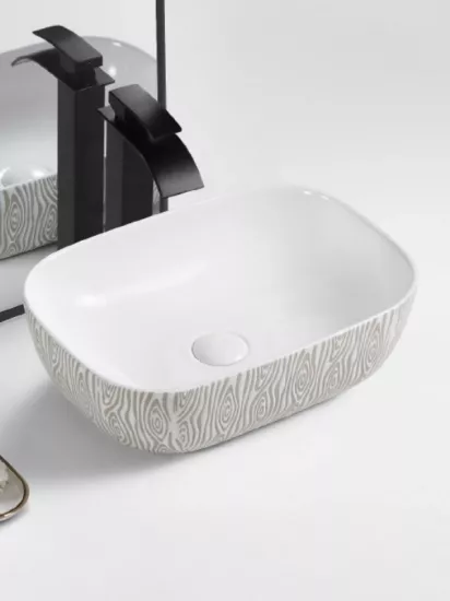 Tezgah Üstü Seramik Çanak Lavabo Banyo Lavabosu