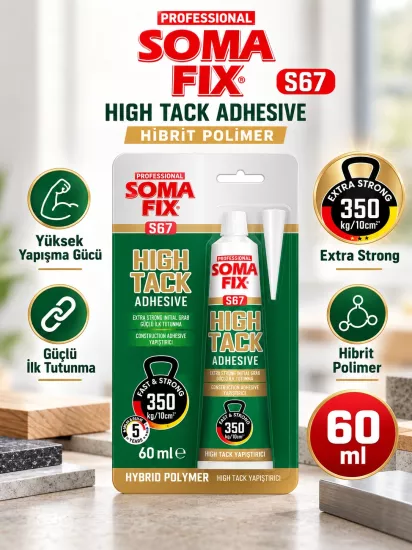 Soma Fix S67 High Tack Yapıştırıcı 60 ml