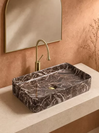 Büyük Çanak Lavabo 76x48 cm | Seramik