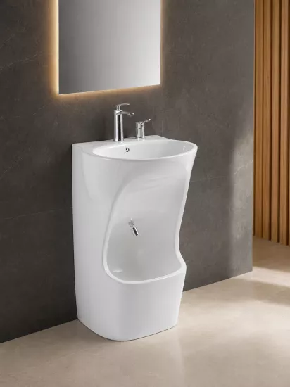 Abdest Alma Bölümlü Lavabo | Ayak Yıkama Lavabosu