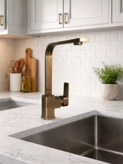 Mutfak Bataryası Kare Krom