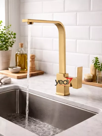 Mutfak Bataryası Kare Krom