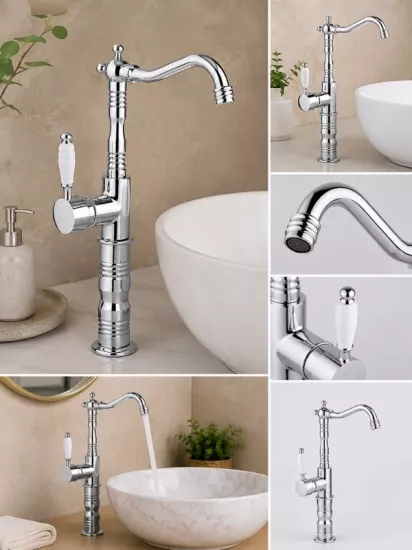 Rustik Çanak Lavabo Bataryası