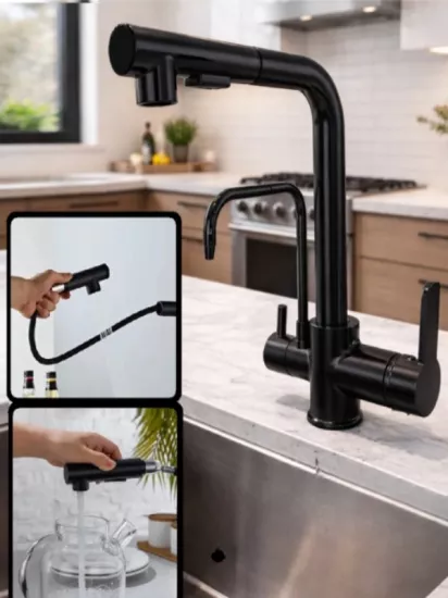 Arıtmalı spiralli mutfak bataryası