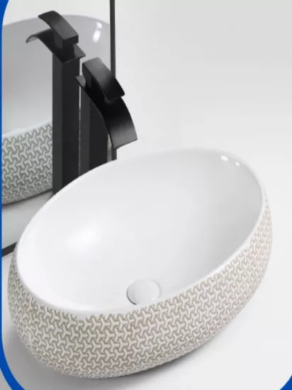 Tezgah Üstü Seramik Çanak Lavabo Banyo Lavabosu