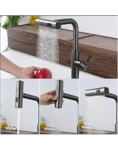 Spiralli Antrasit Mutfak Evye Bataryası