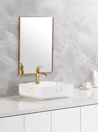 Tezgah Üstü Seramik Çanak Lavabo Banyo Lavabosu