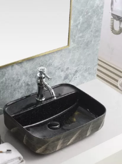 Tezgah Üstü Seramik Çanak Lavabo Banyo Lavabosu