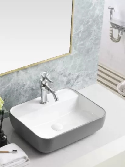 Tezgah Üstü Seramik Çanak Lavabo Banyo Lavabosu