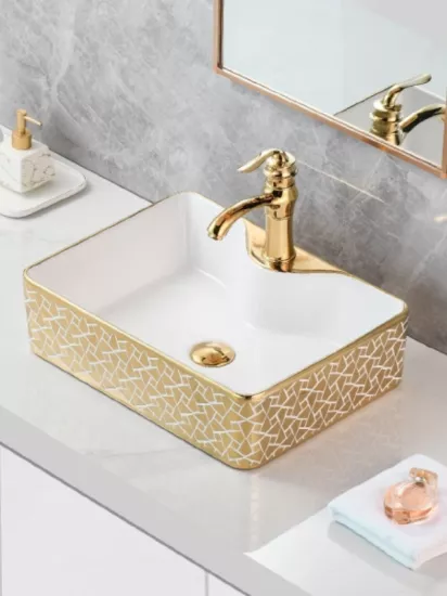 Tezgah Üstü Seramik Çanak Lavabo Banyo Lavabosu