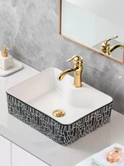 Tezgah Üstü Seramik Çanak Lavabo Banyo Lavabosu