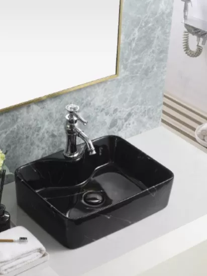 Tezgah Üstü Seramik Çanak Lavabo Banyo Lavabosu