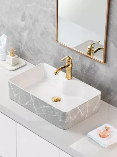 Tezgah Üstü Seramik Çanak Lavabo Banyo Lavabosu