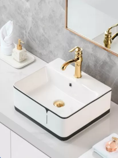 Tezgah Üstü Seramik Çanak Lavabo Banyo Lavabosu