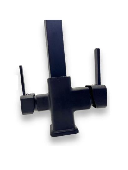 3 Yollu Kare Arıtmalı Mutfak Evye Bataryası