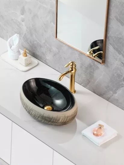 Tezgah Üstü Seramik Çanak Lavabo Banyo Lavabosu