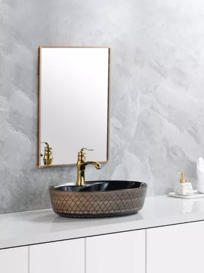 Tezgah Üstü Seramik Çanak Lavabo Banyo Lavabosu