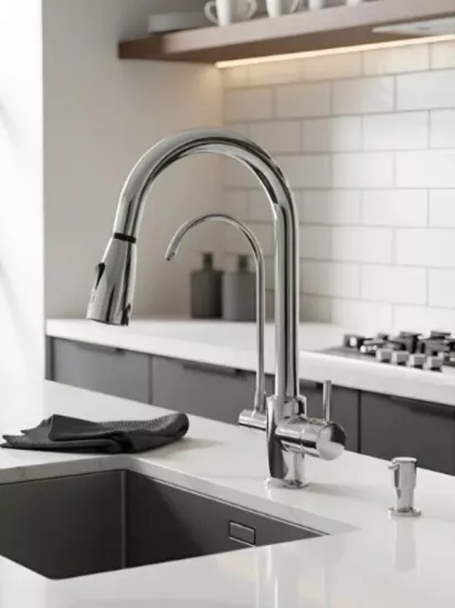 Arıtmalı spiralli mutfak bataryası