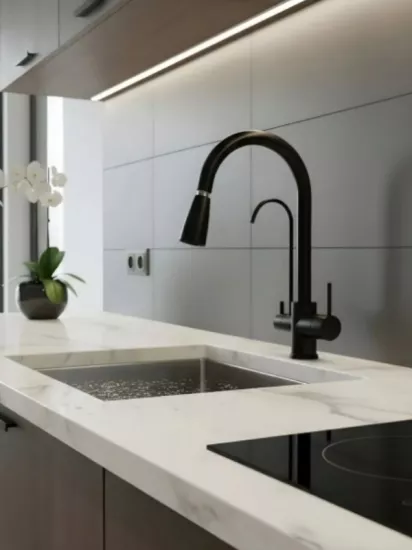 Spiralli Arıtmalı Mutfak Bataryası