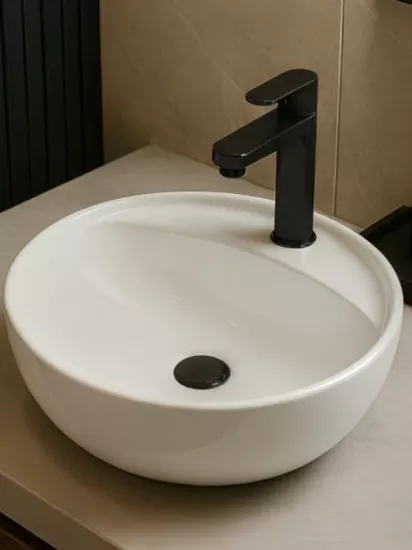 Tezgah Üstü Seramik Çanak Lavabo Banyo Lavabosu