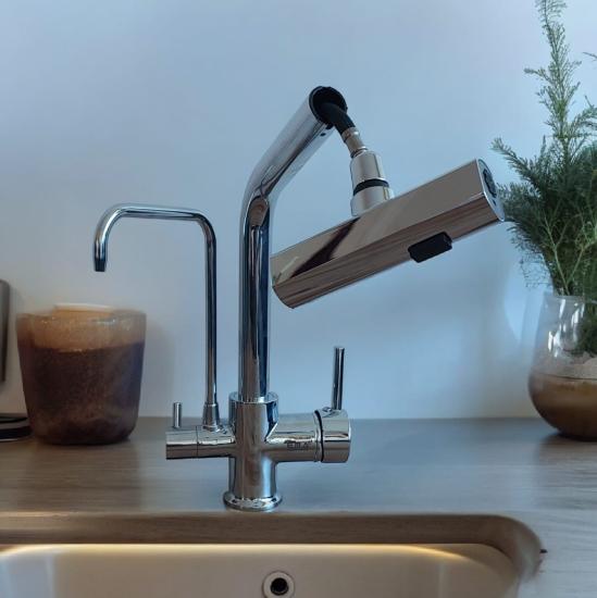 Spiralli Arıtmalı Mutfak Evye Bataryası