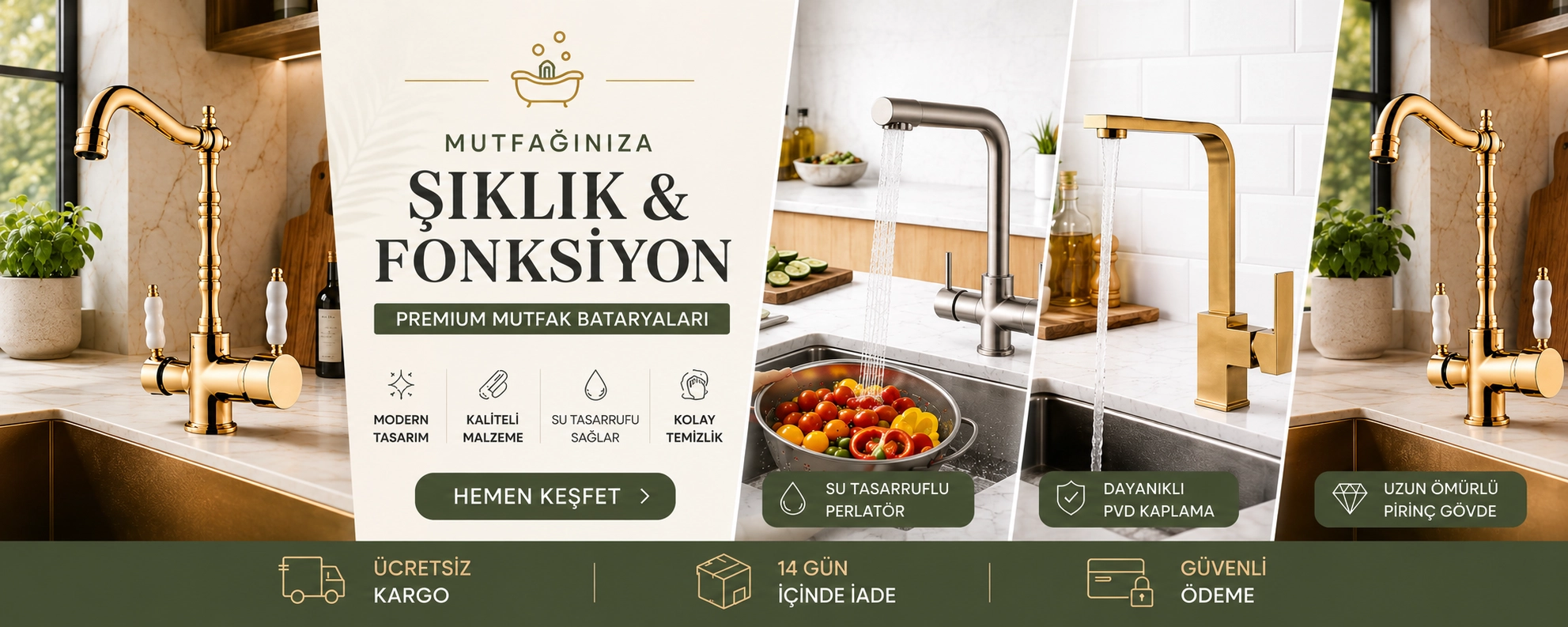 mutfak bataryaları